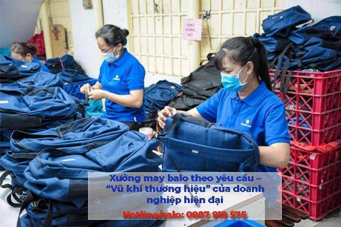 Xưởng may balo theo yêu cầu – “Vũ khí thương hiệu” của doanh nghiệp hiện đại